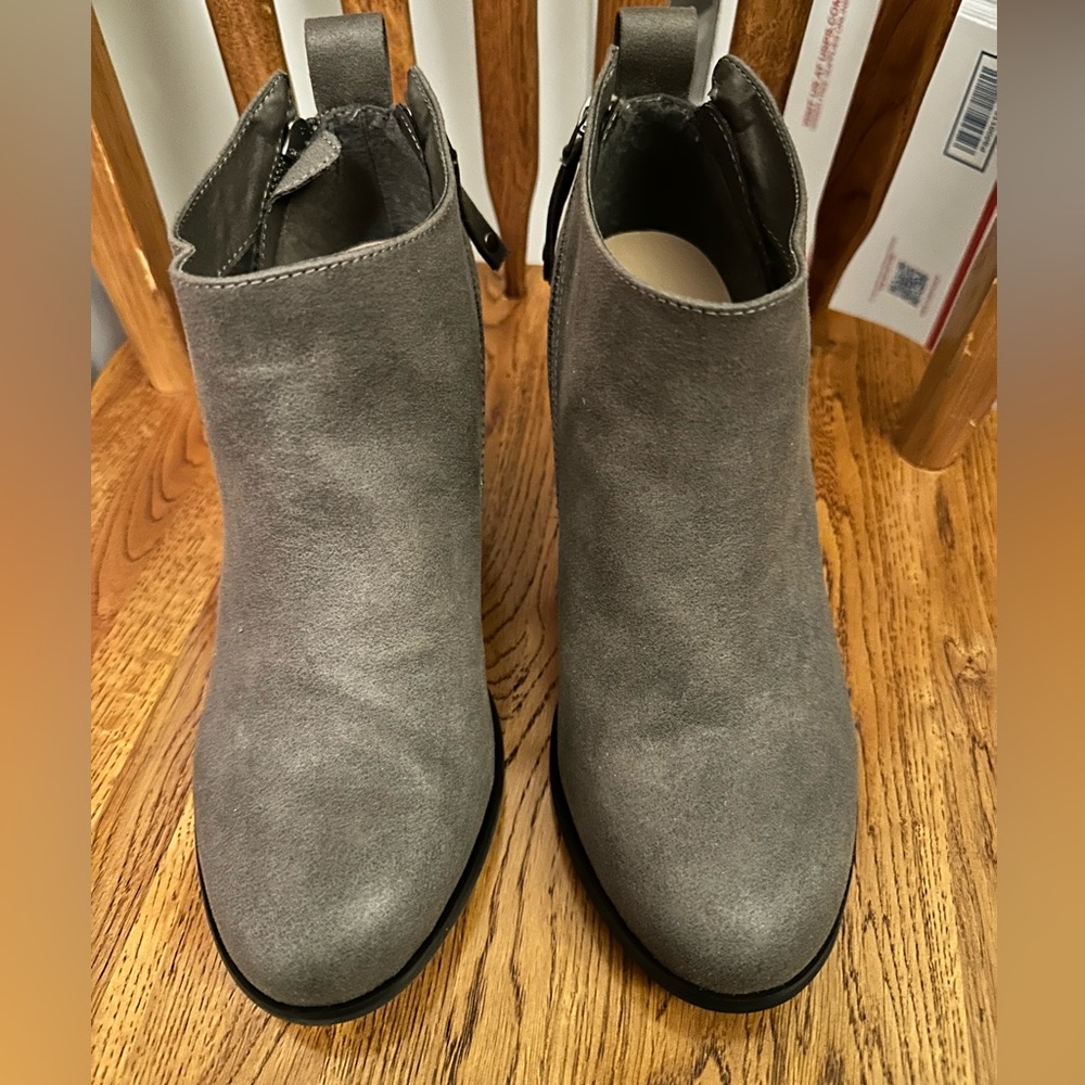 Torrid Gray Booties size 8.5 WW